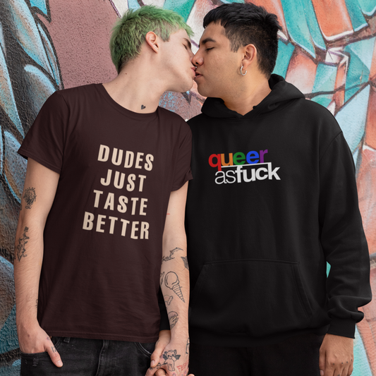 Queer As Fuck Black Hoodie