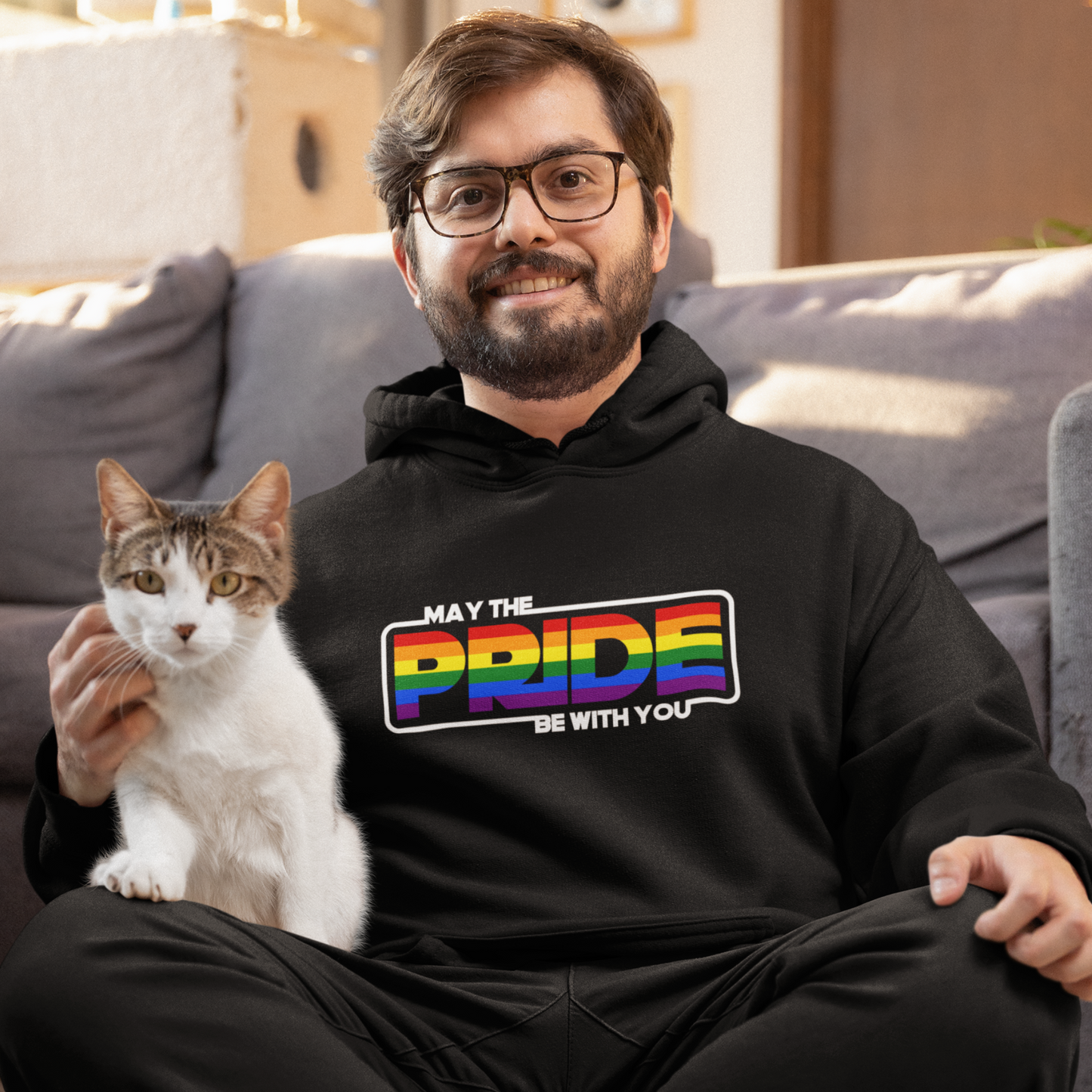 May The Pride Be With You Black Hoodie