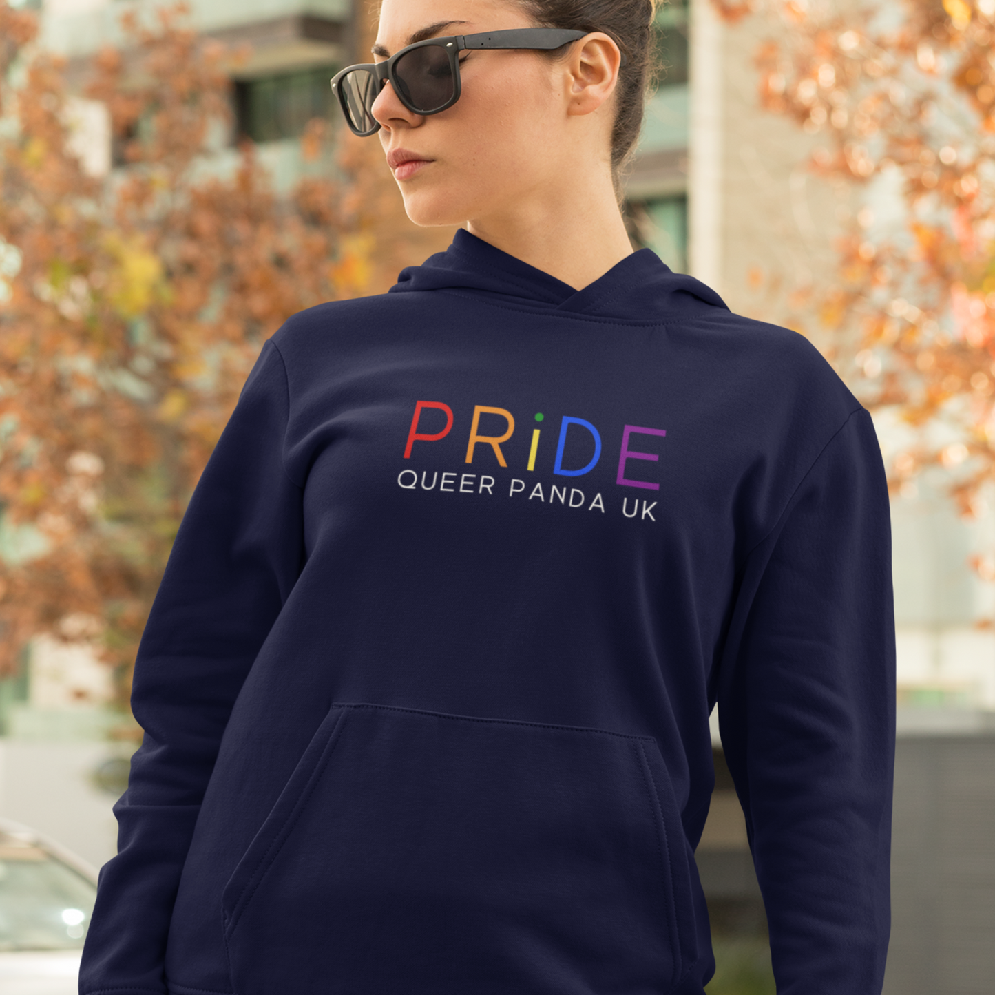 Pride QPUK Navy Hoodie (Various Flags)