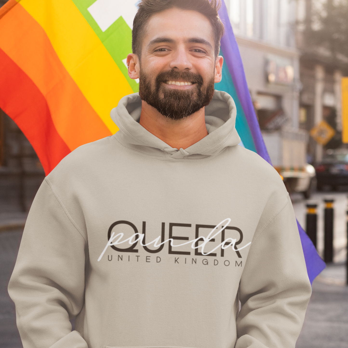 Queer Panda UK Sand Hoodie