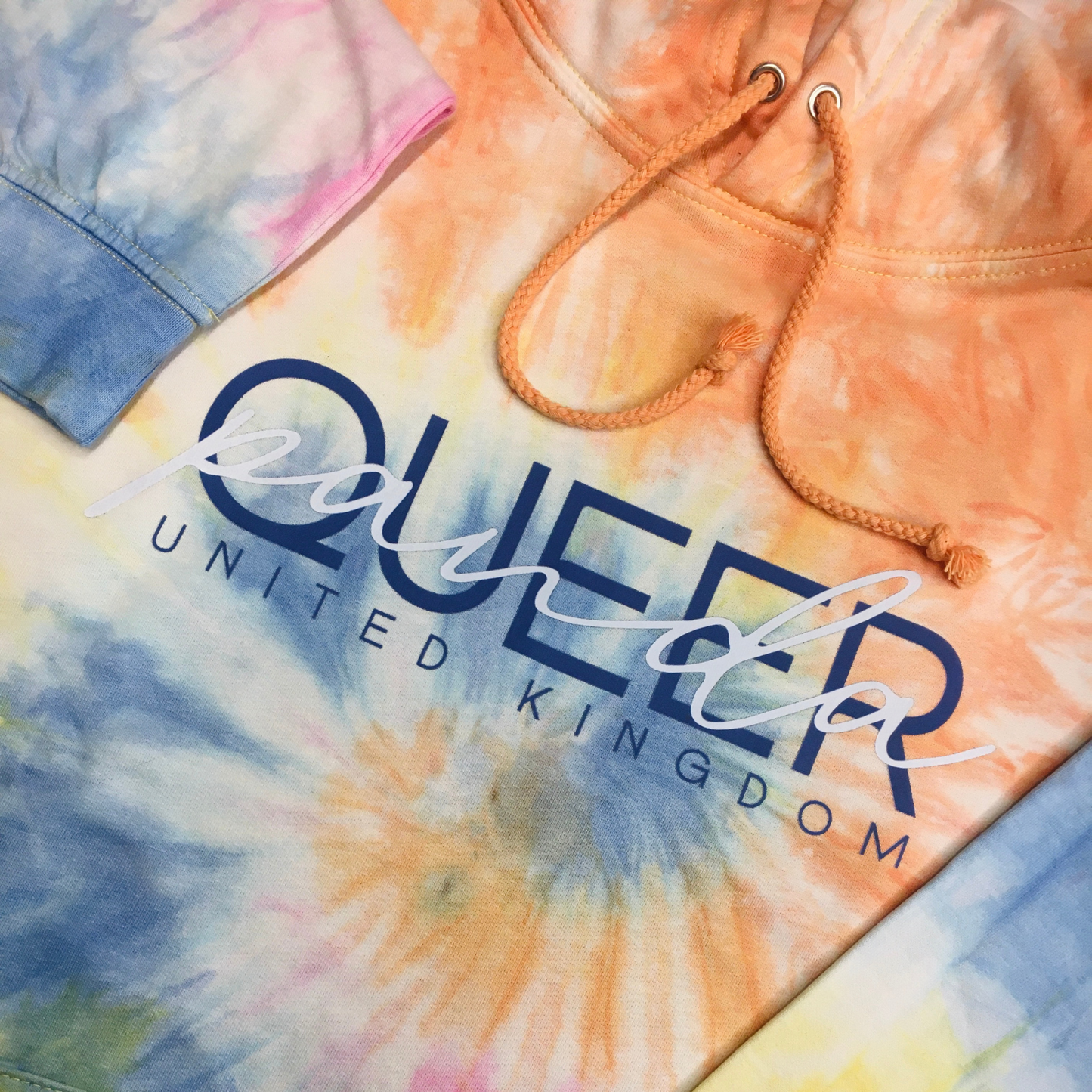 Queer Panda UK Tie Dye Swirl Hoodie